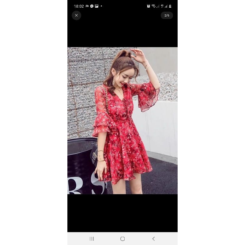 váy voan lụa qchau