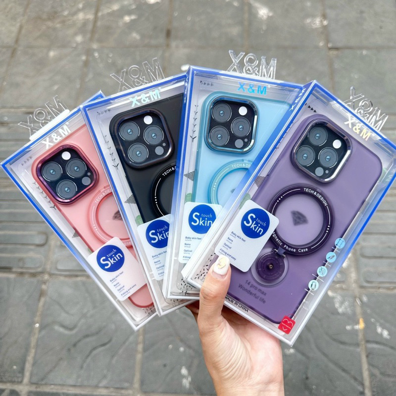 Ốp Lưng Nhám Hỗ Trợ MagSafe Iphone 14 Pro Max, 14 Pro, 13 Pro Max, 12 Pro Max, 11 Pro Max Hãng X&M Hàng Chính Hãng
