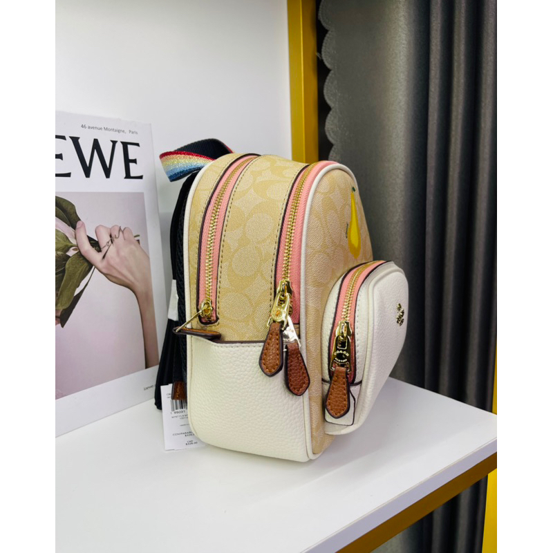 Balo mini CO**ACH with Pear Da thật