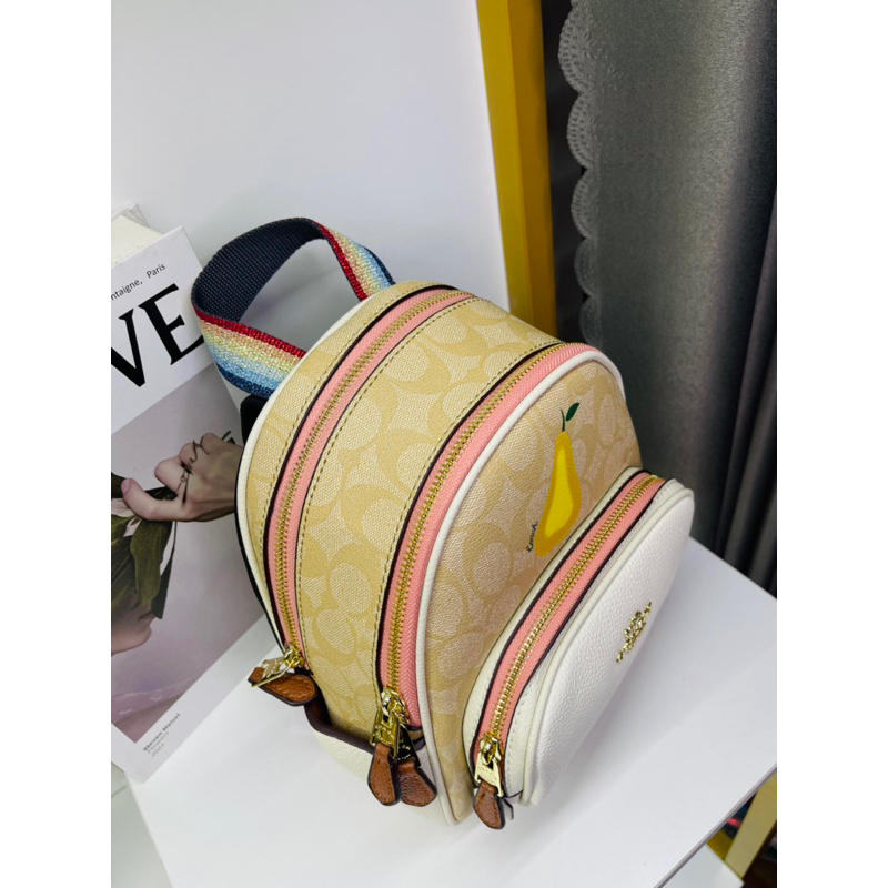 Balo mini CO**ACH with Pear Da thật