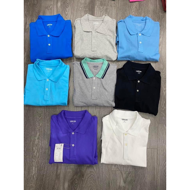 Áo phông polo Lansend chất đẹp nhiều màu dáng rộng bigsz