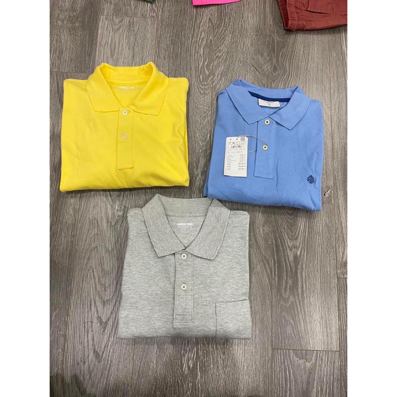 Áo phông polo Lansend chất đẹp nhiều màu dáng rộng bigsz