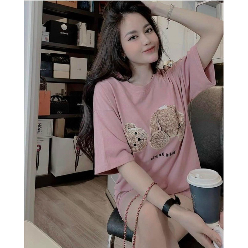 SET BỘ THỂ THAO IN GẤU HỒNG