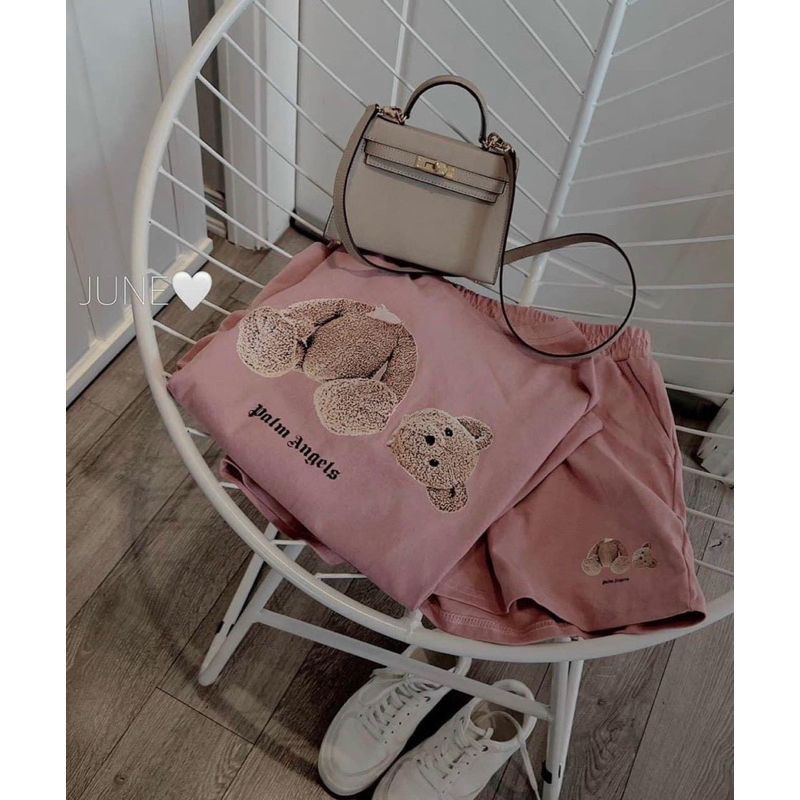 SET BỘ THỂ THAO IN GẤU HỒNG