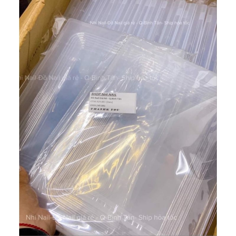 Hộp Nhựa Đựng Mẫu Móng, nail A4
