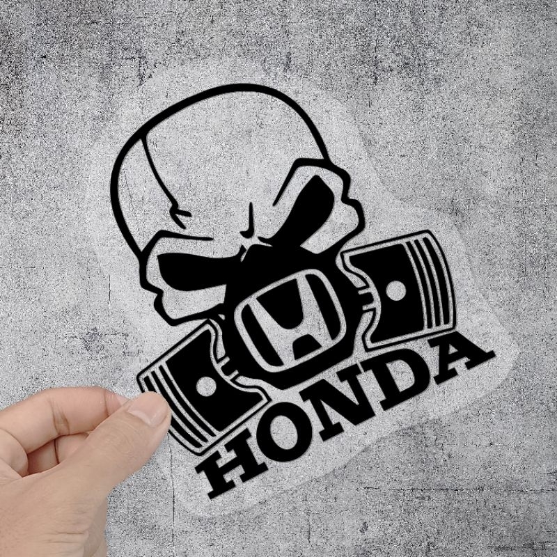 HÌNH Decal Tem  STICKER  LOGO KIỂU CHỮ Honda  trang trí dán XE MÁY phong cách cực ngầu