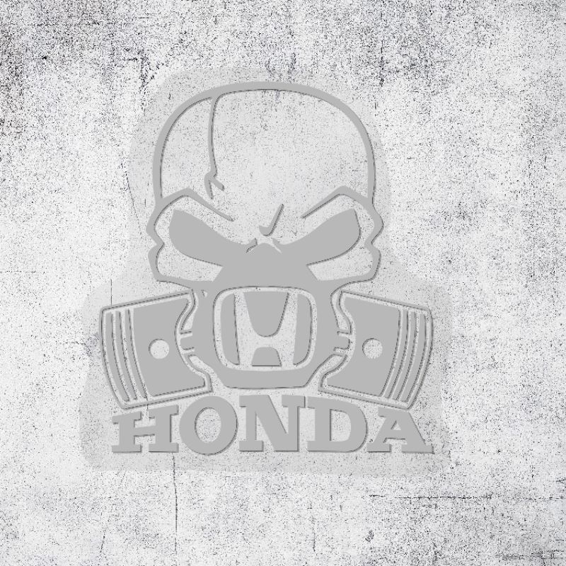HÌNH Decal Tem  STICKER  LOGO KIỂU CHỮ Honda  trang trí dán XE MÁY phong cách cực ngầu
