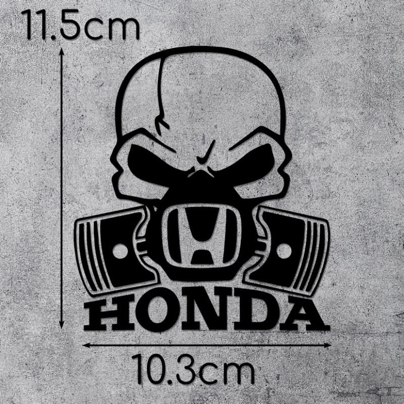 HÌNH Decal Tem  STICKER  LOGO KIỂU CHỮ Honda  trang trí dán XE MÁY phong cách cực ngầu