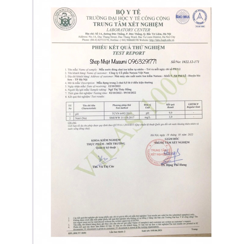 NƯỚC UỐNG ĐÓNG CHAI ION KIỀM TỰ NHIÊN NATUZA 9.2