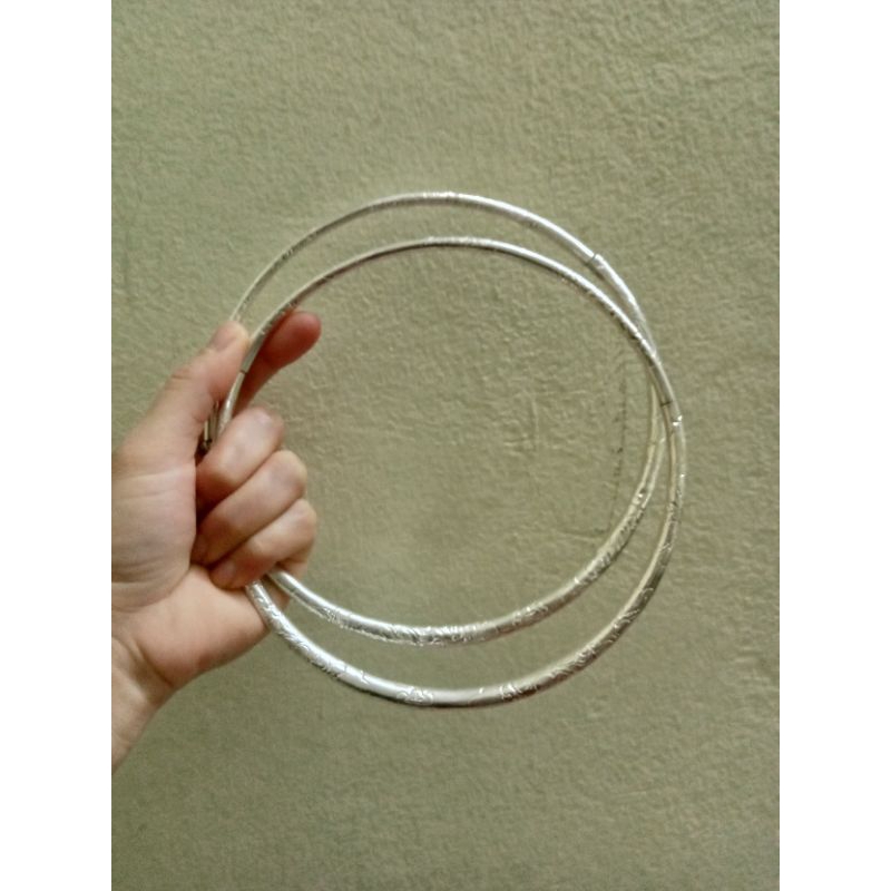 Kiềng cổ mạ bạc ta, Kiềng cổ mặc áo dài, kiềng cổ dân tộc