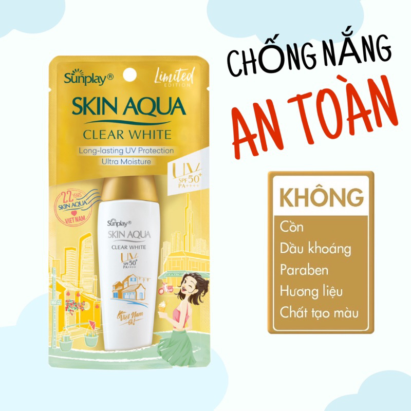 Sữa chống nắng Sunplay Skin Aqua Dưỡng Da 25g