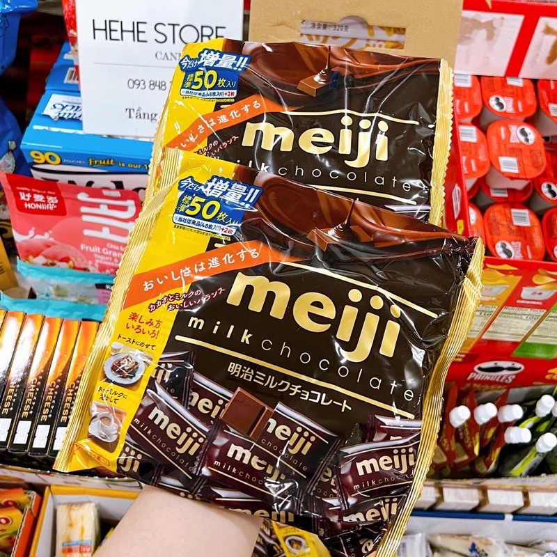 Socola sữa Meiji gói 225g NB