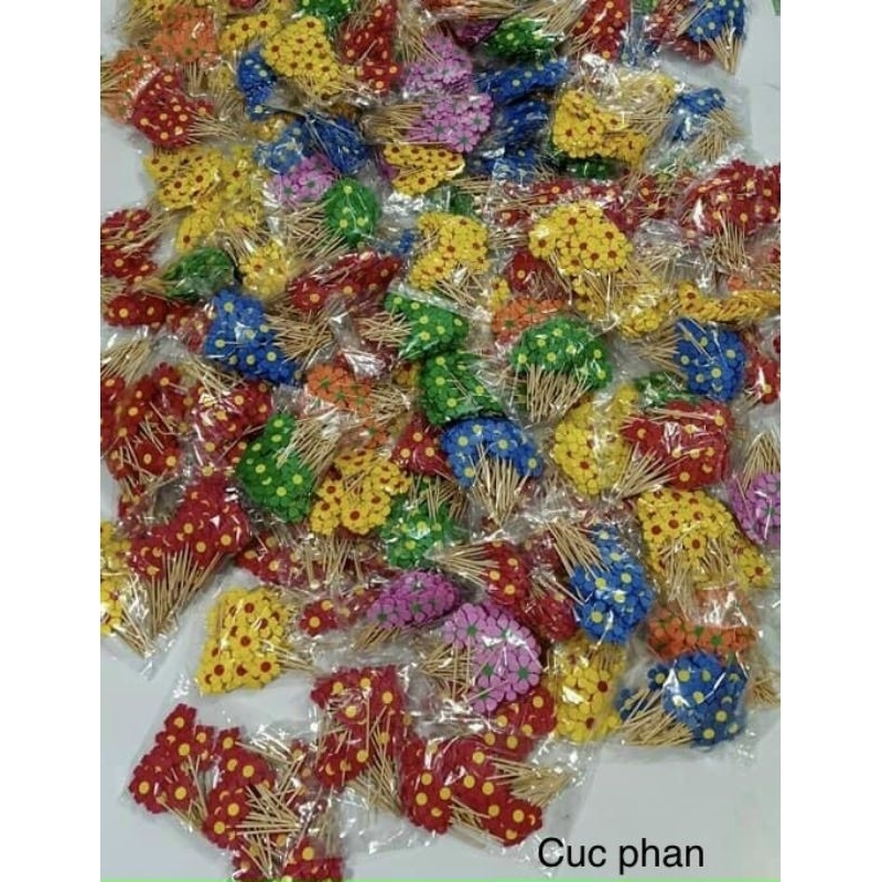 Hoa bé ngoan nỉ 3,5cm - đồ dùng mầm non