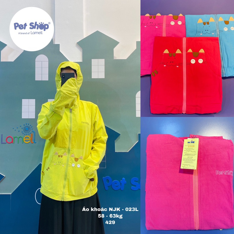 Áo Khoác chống nắng cho nữ Cotton thoáng mát PETSHOP LAMELL NJK 023