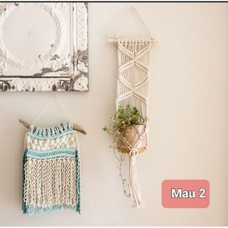 Dây treo cây_dây treo chậu macramé_dây treo chậu coton_dây treo macramé_dây treo chậu hoa_dây treo tường_ dây treo trang