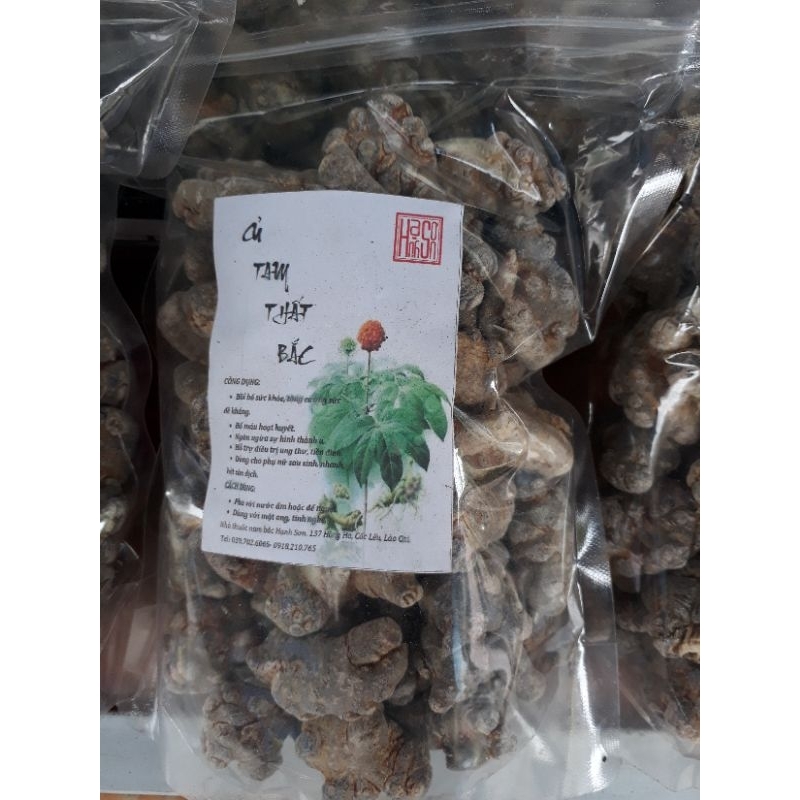 củ tam thất bắc  loại 24 củ / kg