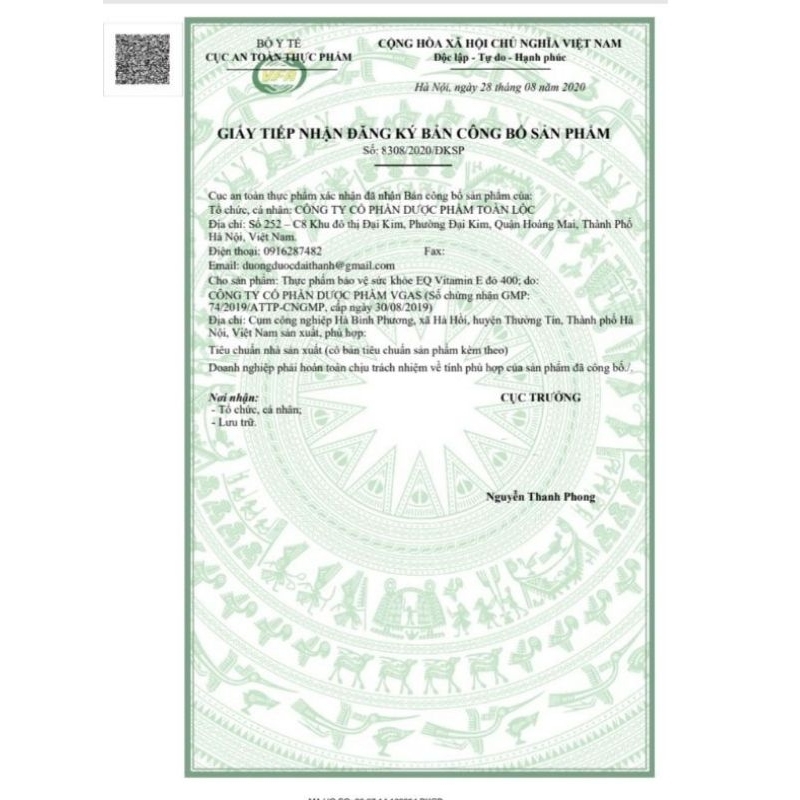 EQ Vitamin E đỏ 400