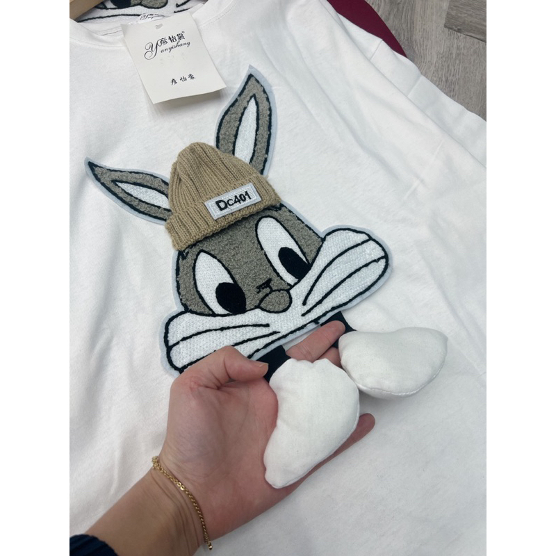 Áo Thun 3158 Thỏ Thêu