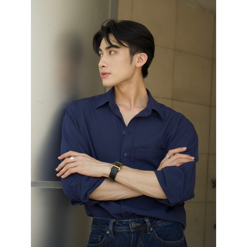 Áo sơ mi dài tay Robus chất linen  thoáng mát Linen shirt