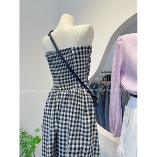 Đầm caro cúp ngực Korea [HÌNH THẬT SHOP CHỤP]