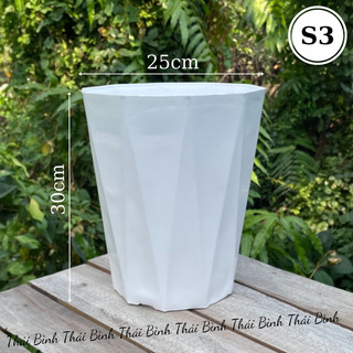 Chậu nhựa kim cương s3