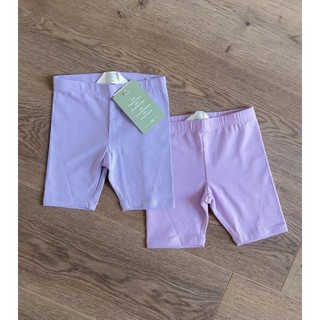 Set 2 quần legging đùi bé gái Hm auth