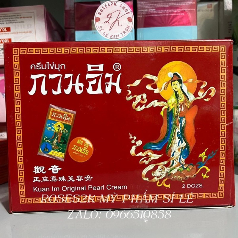 Kem Sâm Cô Tiên Đỏ 1 lố - 12hũ Hàng Chuẩn Thái lan (Roses2k)