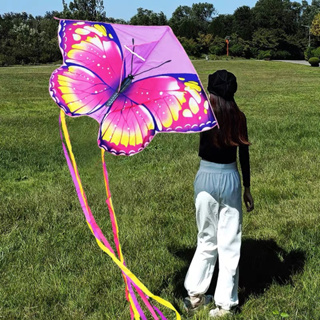 MUA 1 TẶNG 2 Diều bướm - Tặng tay cầm thả diều 150m dây + túi đựng diều