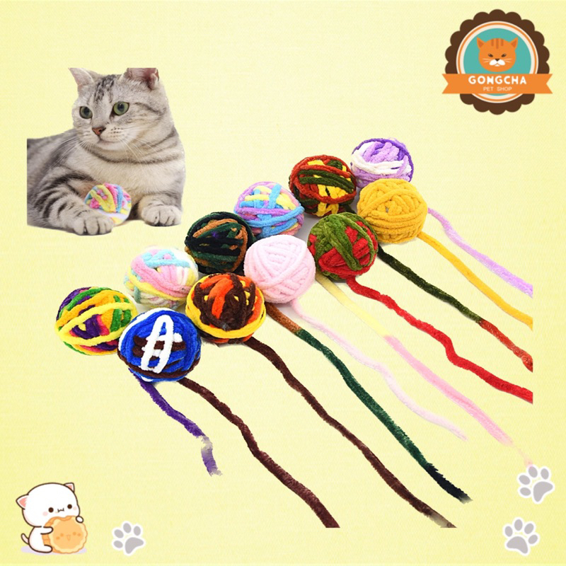 Bóng len cho Cún và Mèo