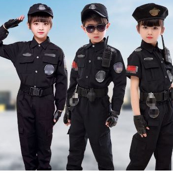 Trọn Bộ 6 Món Cảnh Sát Đặc Nhiệm Cho Bé, Bộ Quần Áo Công An, Cánh Sát Đủ Phụ Kiện. Đồ Chơi Hóa Trang Trẻ Em