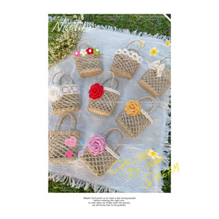 Túi cói mini cho bé siêu cưng🌻