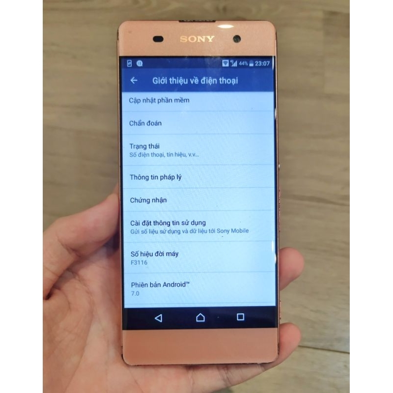 Điện thoại Sony Xperia XA 2 sim lỗi vặt