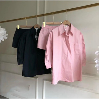 Set sơ mi cổ gập loại 1 Samhyewear
