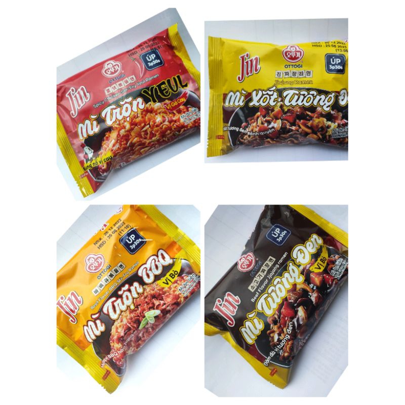 Combo 4 gói 4 vị mì trộn ăn liền Ottogi