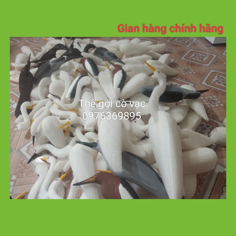 Cò trắng giả xốp bền đẹp