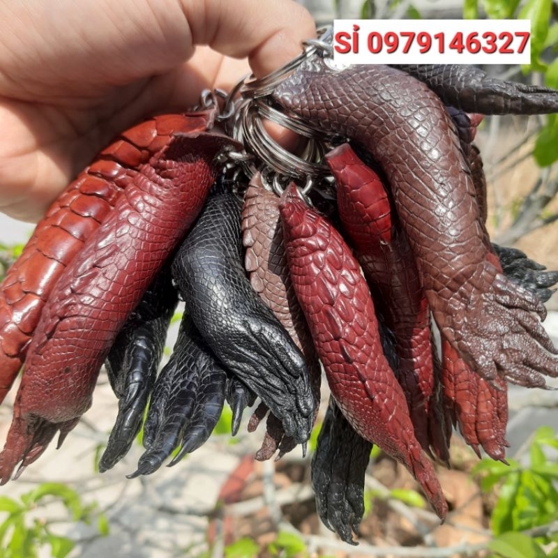 MÓC ĐEO CHÌA KHÓA NGUYÊN CHÂN TỪ CẲNG ĐẾN MÓNG .CÁ SẤU THẬT 100%