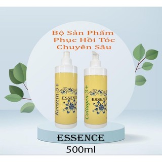 Bộ phục hồi tóc chuyên sâu, phục hồi tóc nát, tóc cháy essence 500ml