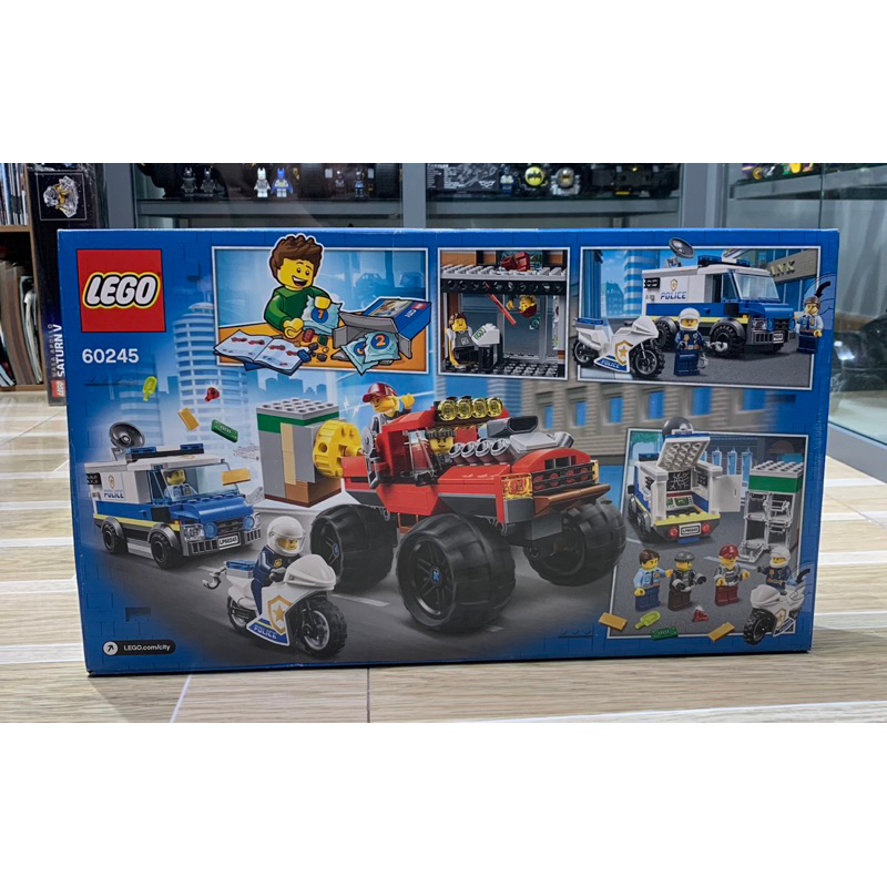 [Hàng có sẵn ] LEGO City 60245 Police Monster Truck Heist - Tội phạm Xe tải Quái vật hàng chính hãng