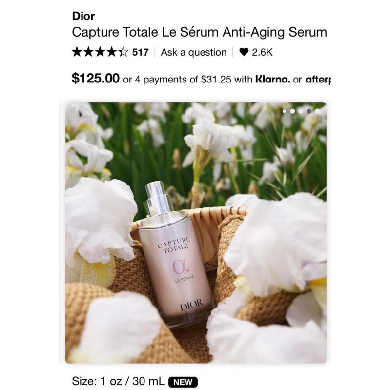 Serum D!0R Le serum trẻ hoá và làm da trắng hồng