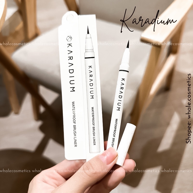 Kẻ Mắt Karadium Waterproof Brush Liner Black