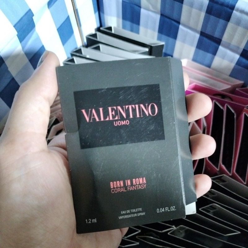 Vial chính hãng nước hoa Valentino Uomo Born in Roman coral fantasy Edt for Men [1.2ml]