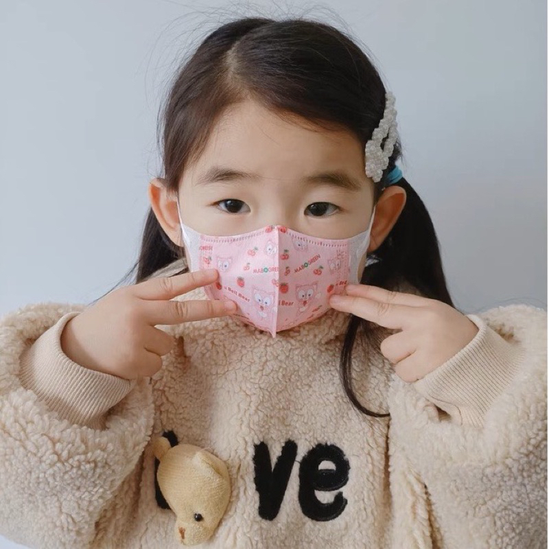 Bịch 10 cái khẩu trang 5D Mask kids cho bé