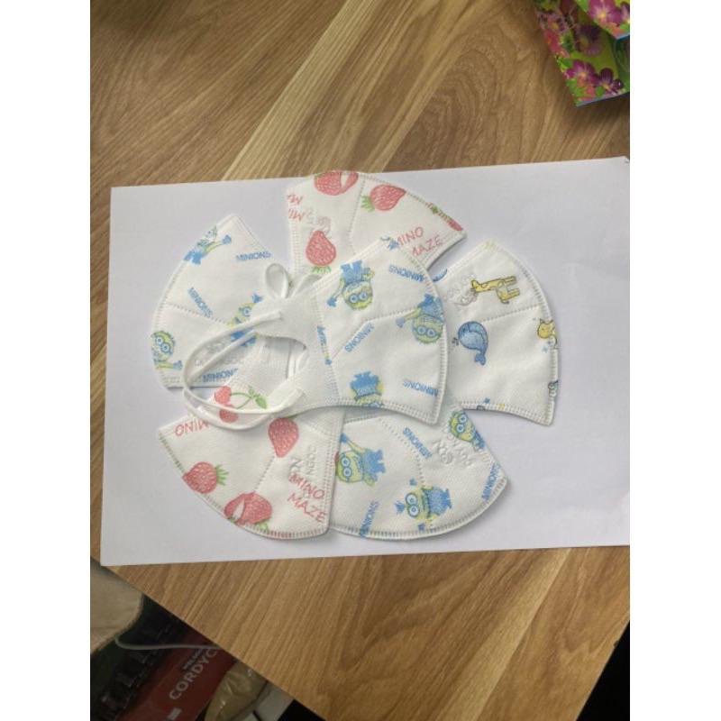Bịch 10 cái khẩu trang 5D Mask kids cho bé
