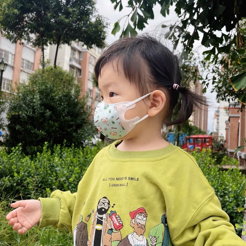 Bịch 10 cái khẩu trang 5D Mask kids cho bé
