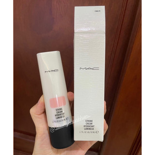 Kem lót căng bóng Macc Strobe Cream Hydratant Lumineux tone Pink