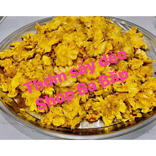 (Ăn vặt) Thơm sấy dẻo muối ớt nhà làm siêu ngon (Hủ 100g siêu nhiều)