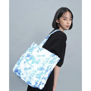 TÚI TOTE: BLUE TIE DYE TOTE BAG