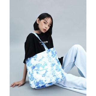 TÚI TOTE: BLUE TIE DYE TOTE BAG