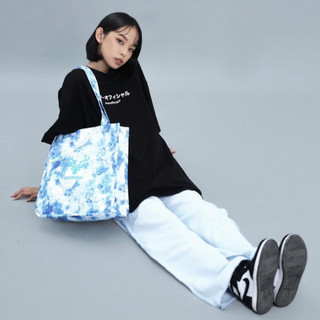 TÚI TOTE: BLUE TIE DYE TOTE BAG