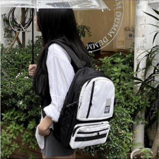 Balo: Double-Box Backpack B/W